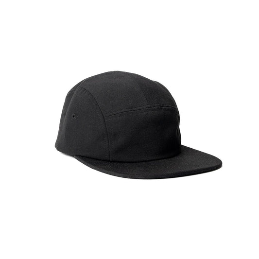 recycled-poly-flat-brim-5-panel-hat-i5 Web_PDP-FlatBrim5PanelHat_Studio_Front_Black.jpg